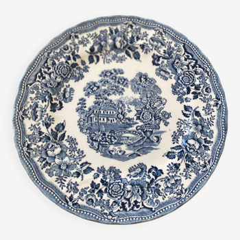 Blue Churchill plate