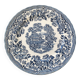 Assiette Churchill bleue