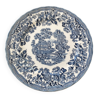 Assiette Churchill bleue