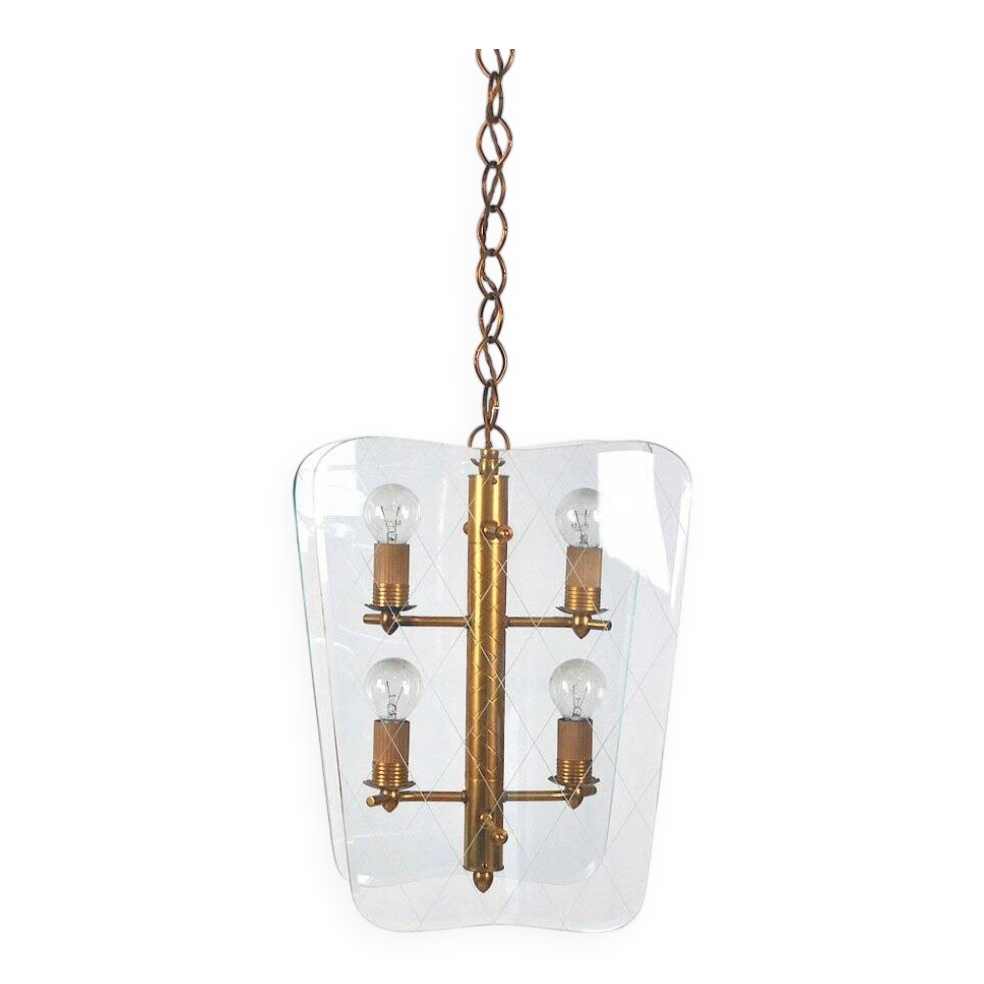 Vintage ceiling lamp, 1940s