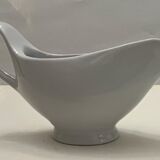 White earthenware saucière