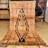 Boujaad vintage Moroccan Berber rug 282 x 133 cm