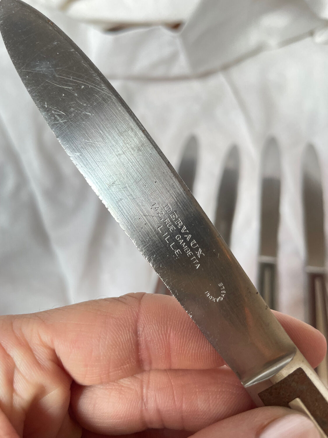 Vintage stainless steel knives