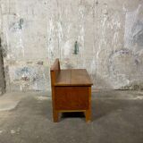 Banc coffre en bois massif