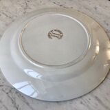 Round dish alphabet Digoin Sarreguemines registered model "Casino" 50s