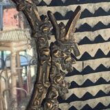 Psyche mirror in brass