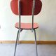 Chaise formica rouge
