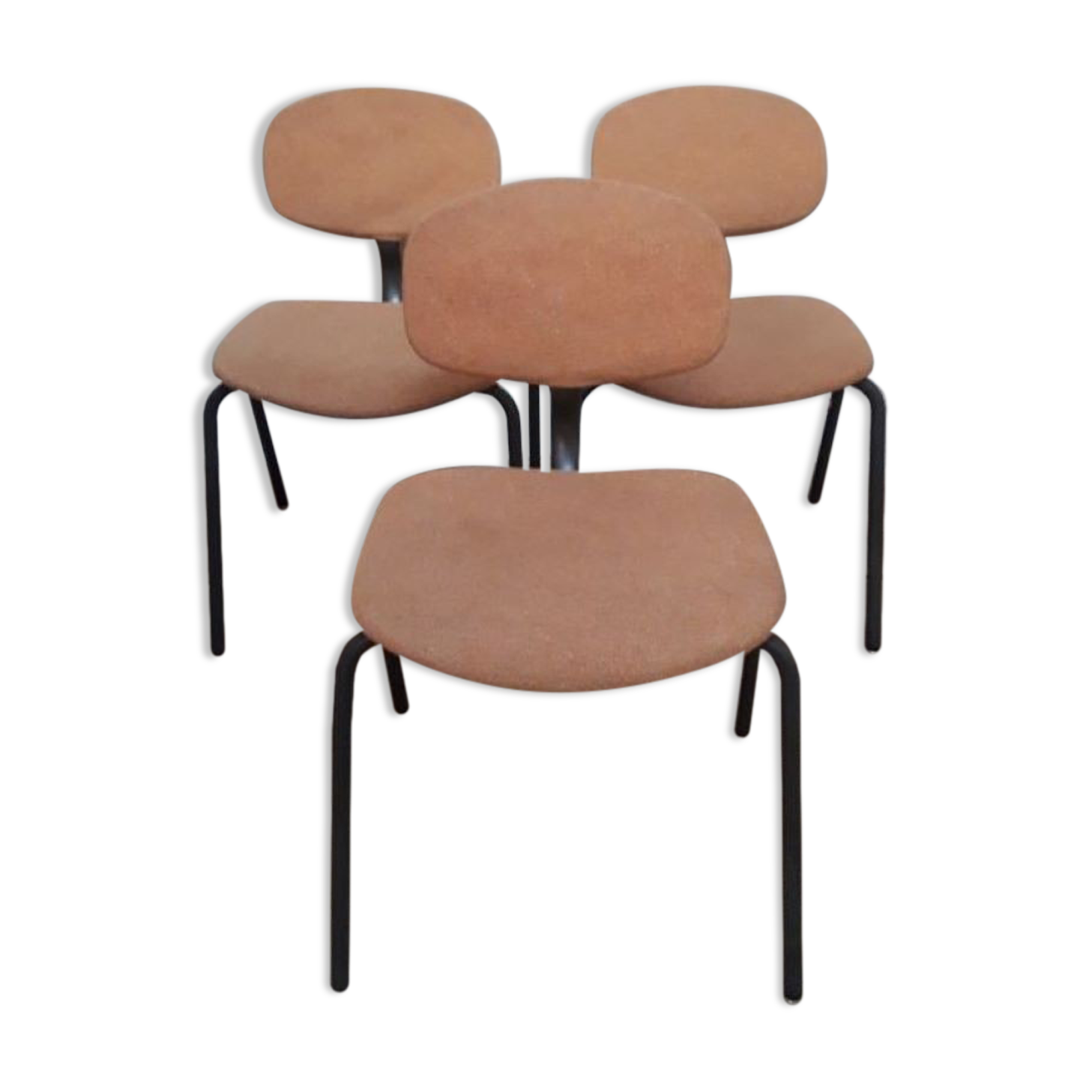 Set of 3 Steelcase Strafor chairs