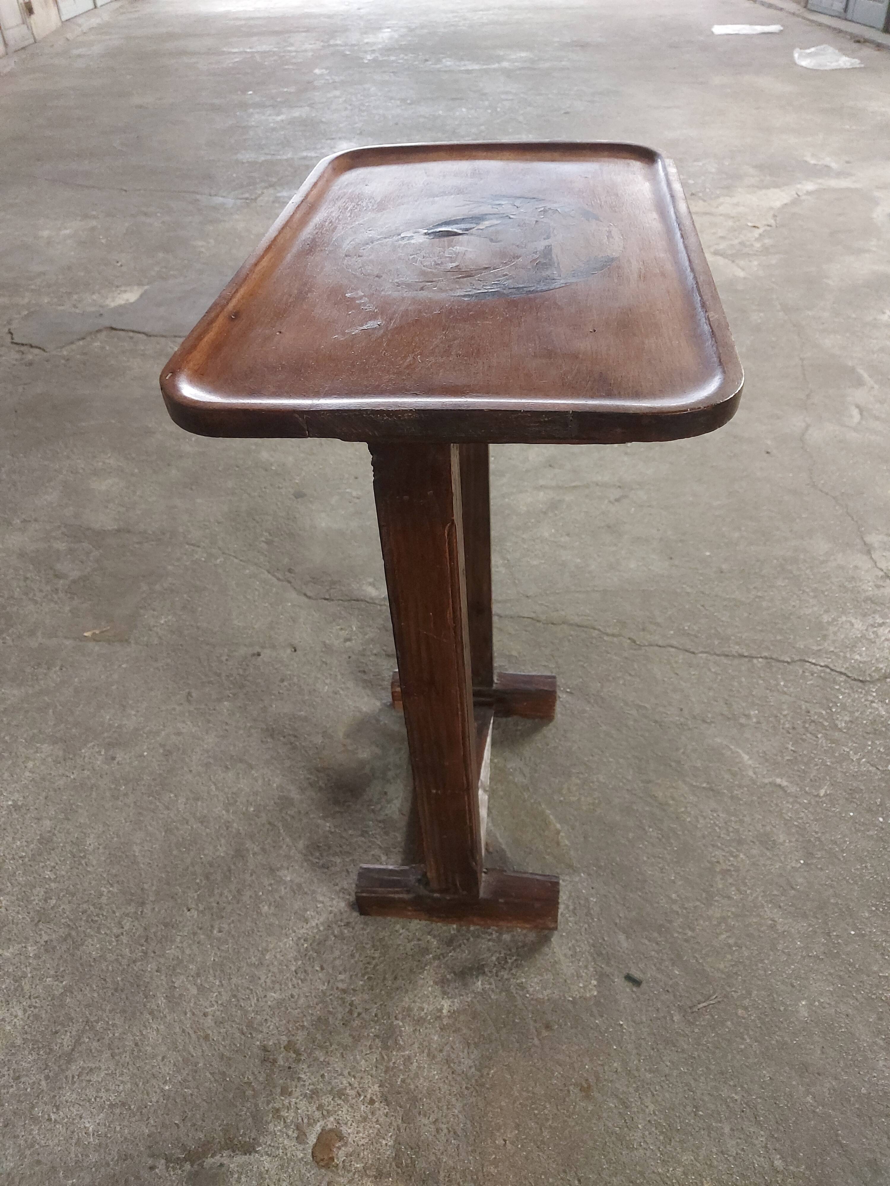 Art Deco marquetry side table