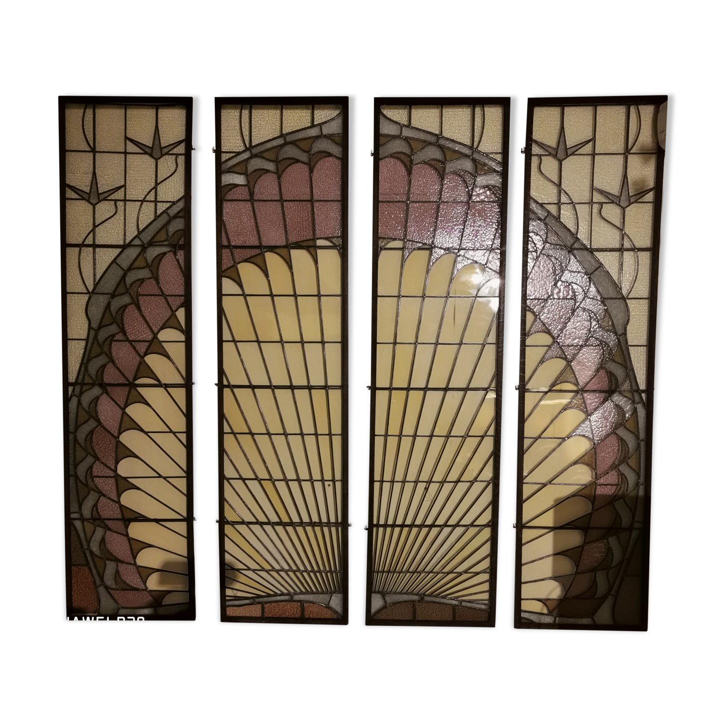 Multicolored stained glass windows 1930
