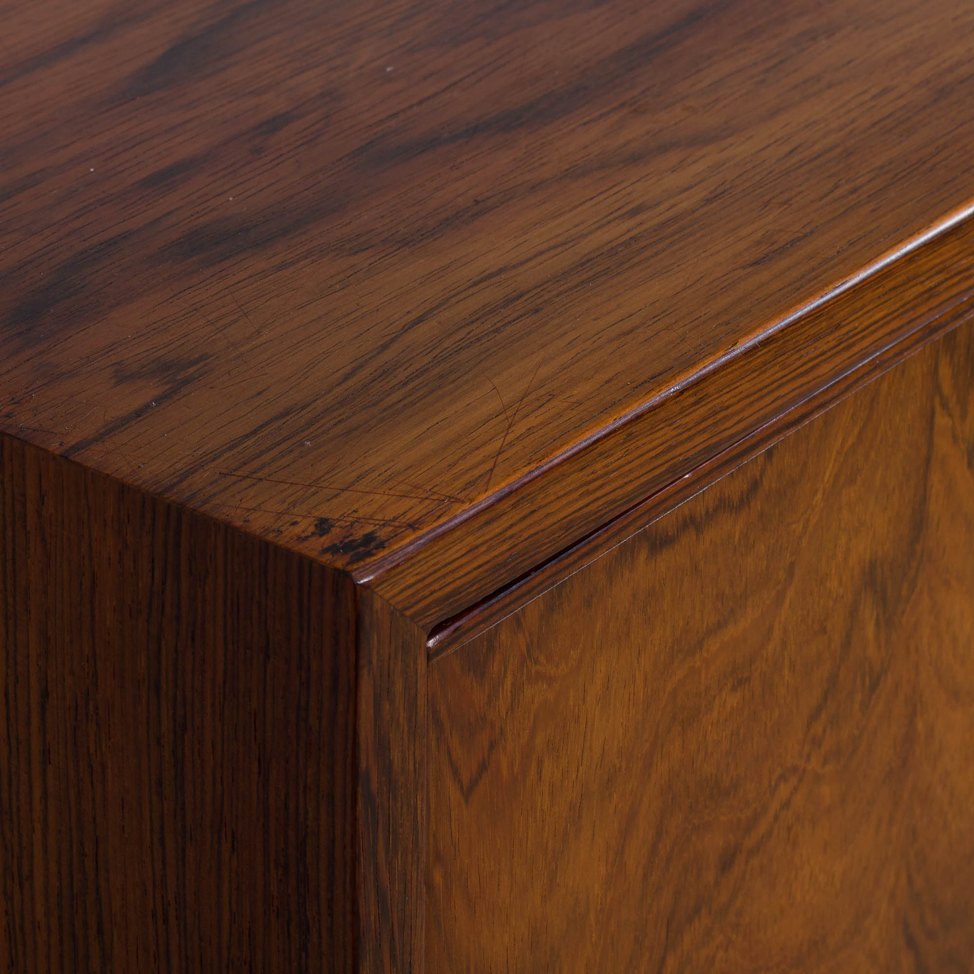 Kristiansen rosewood wall unit with secretaire and 3 shelves