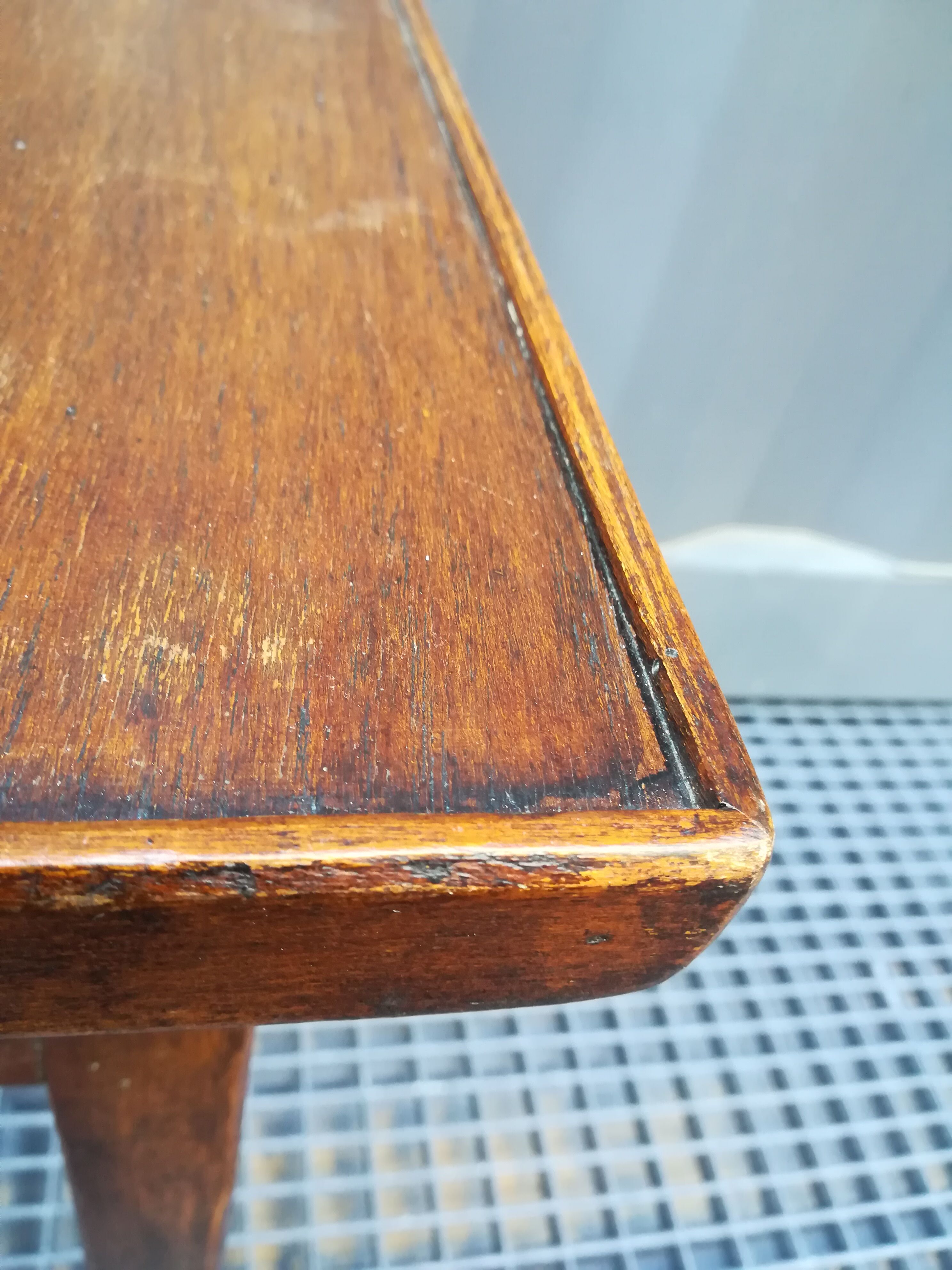 Side table, oak square sofa end