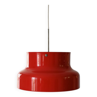Red "Bumling" pendant lamp by Anders Pehrson
