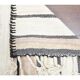 Vintage Turkish Oushak Handmade Cotton Beige Wool Kilim Runner Rug 81x347