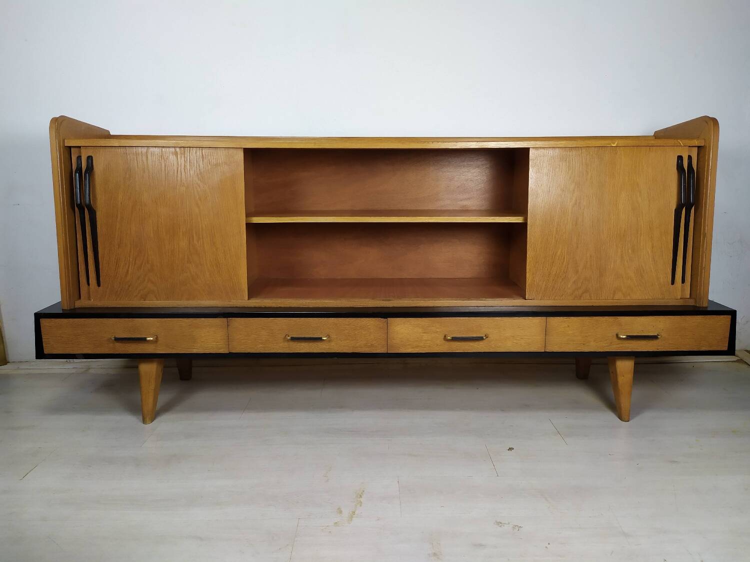 Vintage oak enfilade