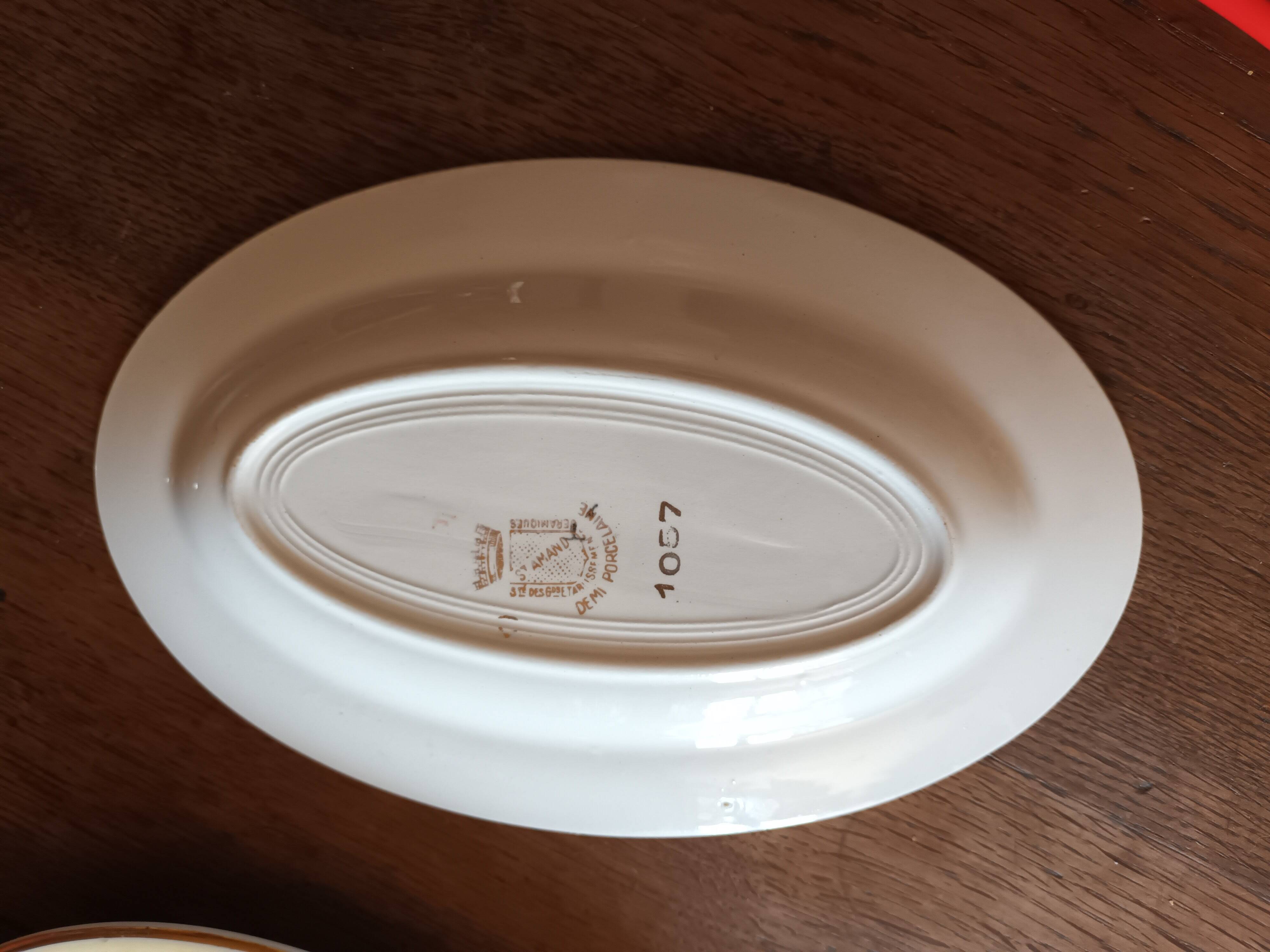 St Amand dishes and ramiers