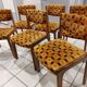 Suite de 6 chaises Baumann vintage années 1970