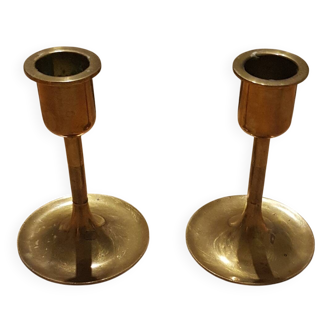 Small bronze candlestick