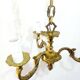 3-Light Bronze Chandelier