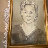 Woman's face drawing