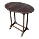 Small folding table called Gateleg, Victorian era