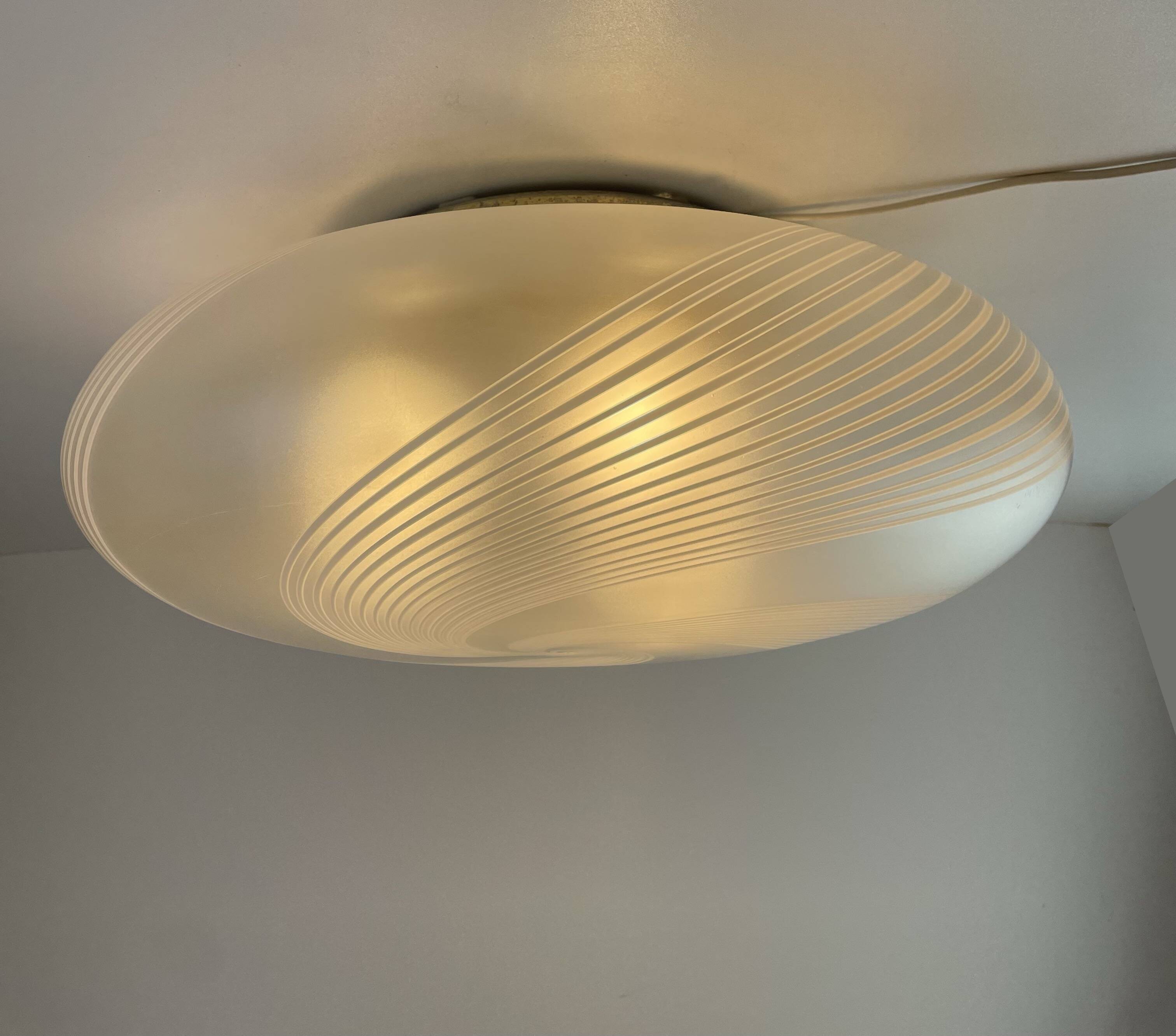 Murano Ceiling or Wall Lamp, 1980s