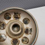 Ceramic candlestick from Danish Søholm 1980s.