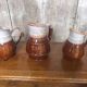 Lot de 3 anciens pichets revol b63 céramique flammée 0,25l & 0,5l