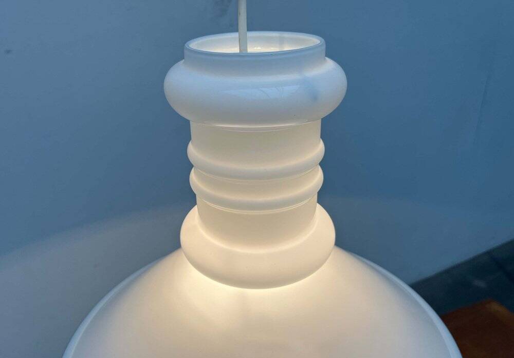Vintage Glass Pendant Lamp Apotekerpendel Danish by Sidse Werner for Holmegaard