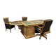Ensemble de bureau classique RAC en anglais avec table de conférence