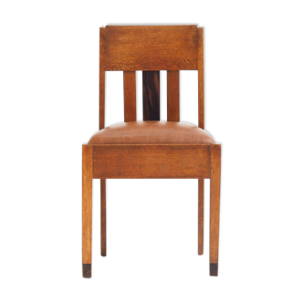 Dutch Art Deco side chair, School of Amsterdam