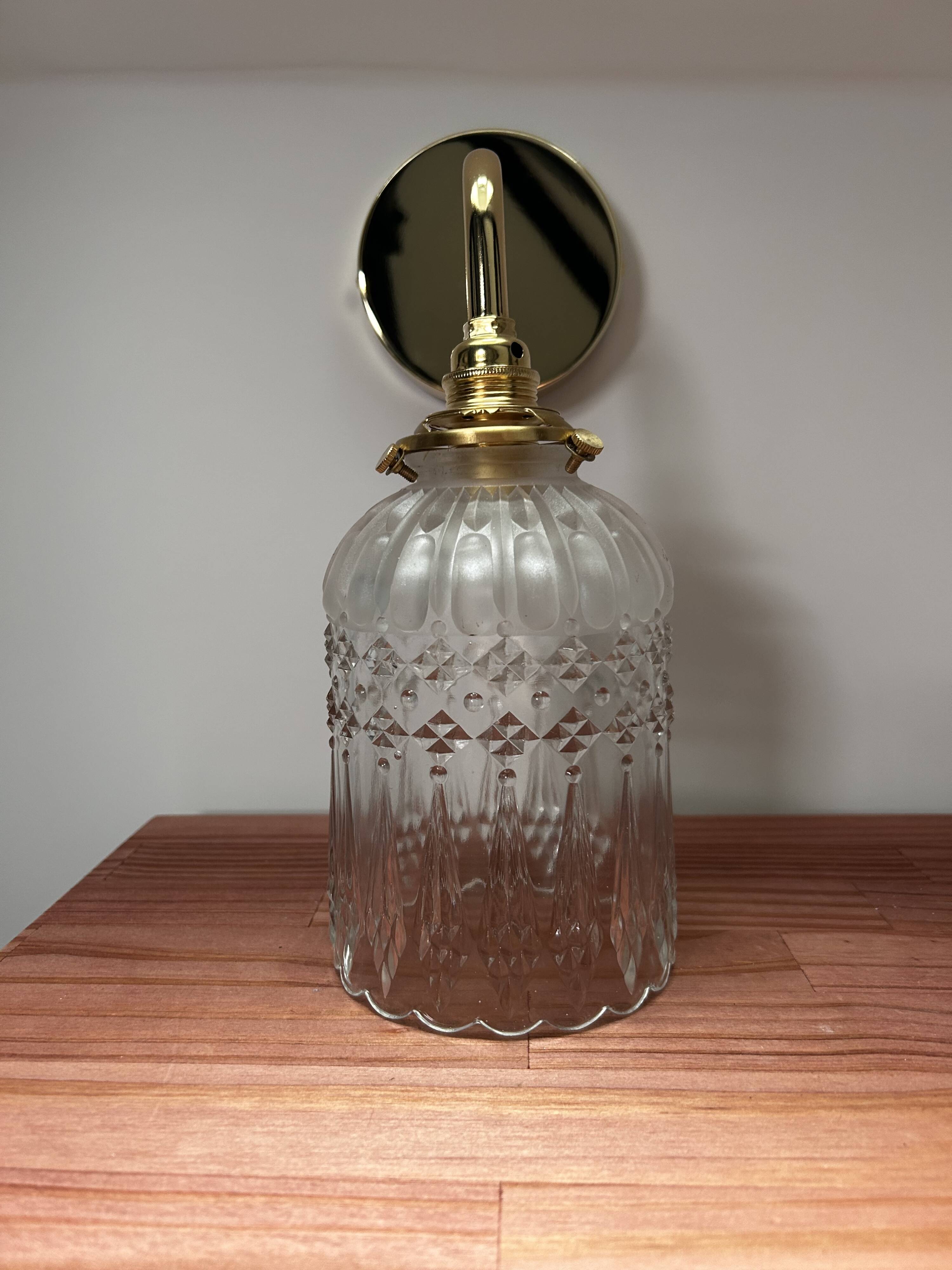 Vintage gold wall light