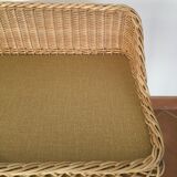 Rattan bedside