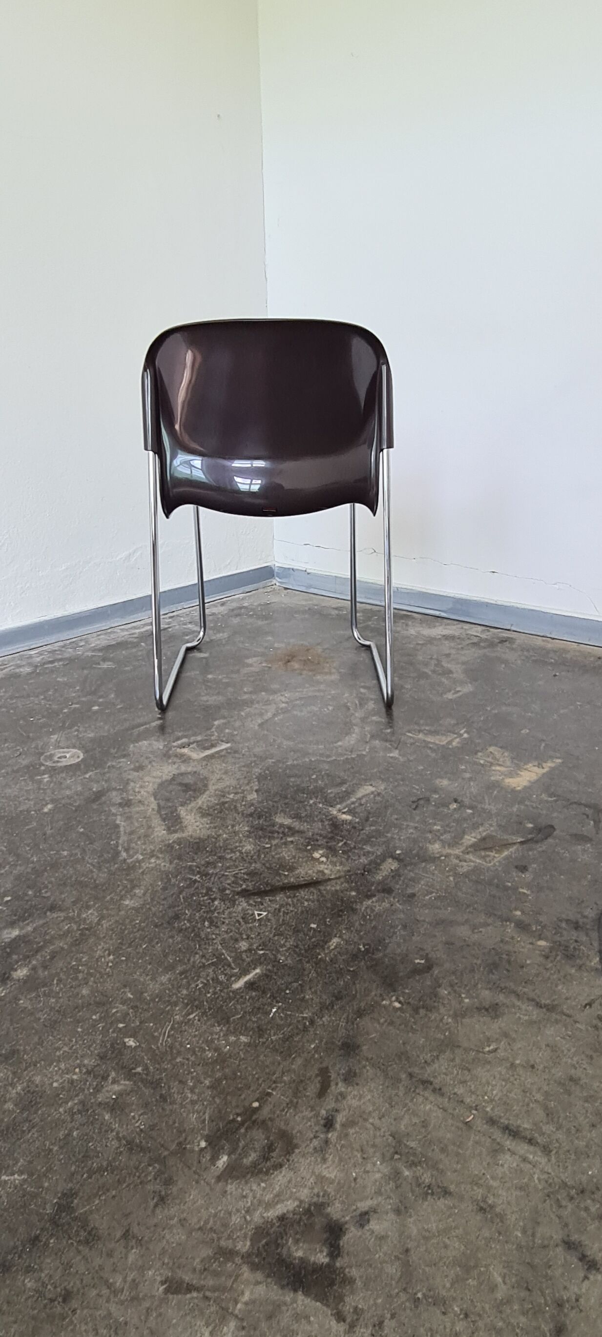 Vintage stacking chair by Gerd Lange for Drabert West Germany model SM 400K