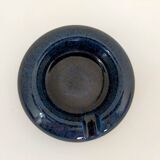Vintage blue ashtray signed