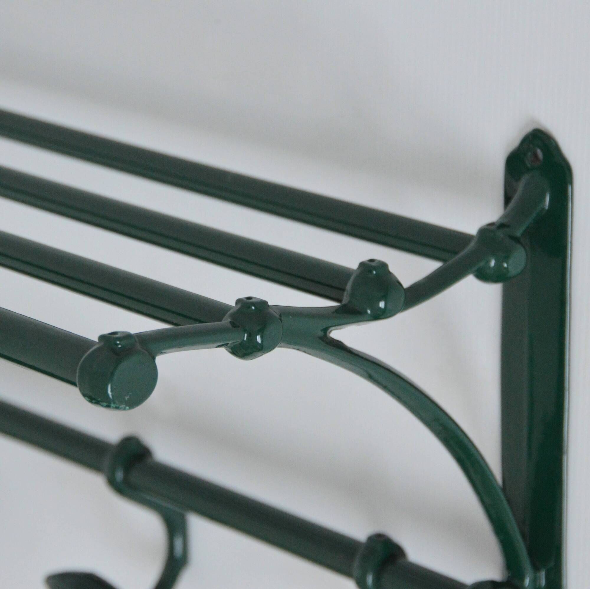 Vintage coat rack / hat stand in cast iron, 1930s Art Deco.