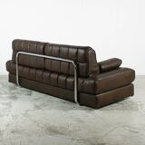 DS-85 Vintage Brown Leather Sofa by De Sede