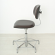 Chaise pivotante marron
