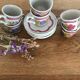 Lot of 6 vintage coffee cups