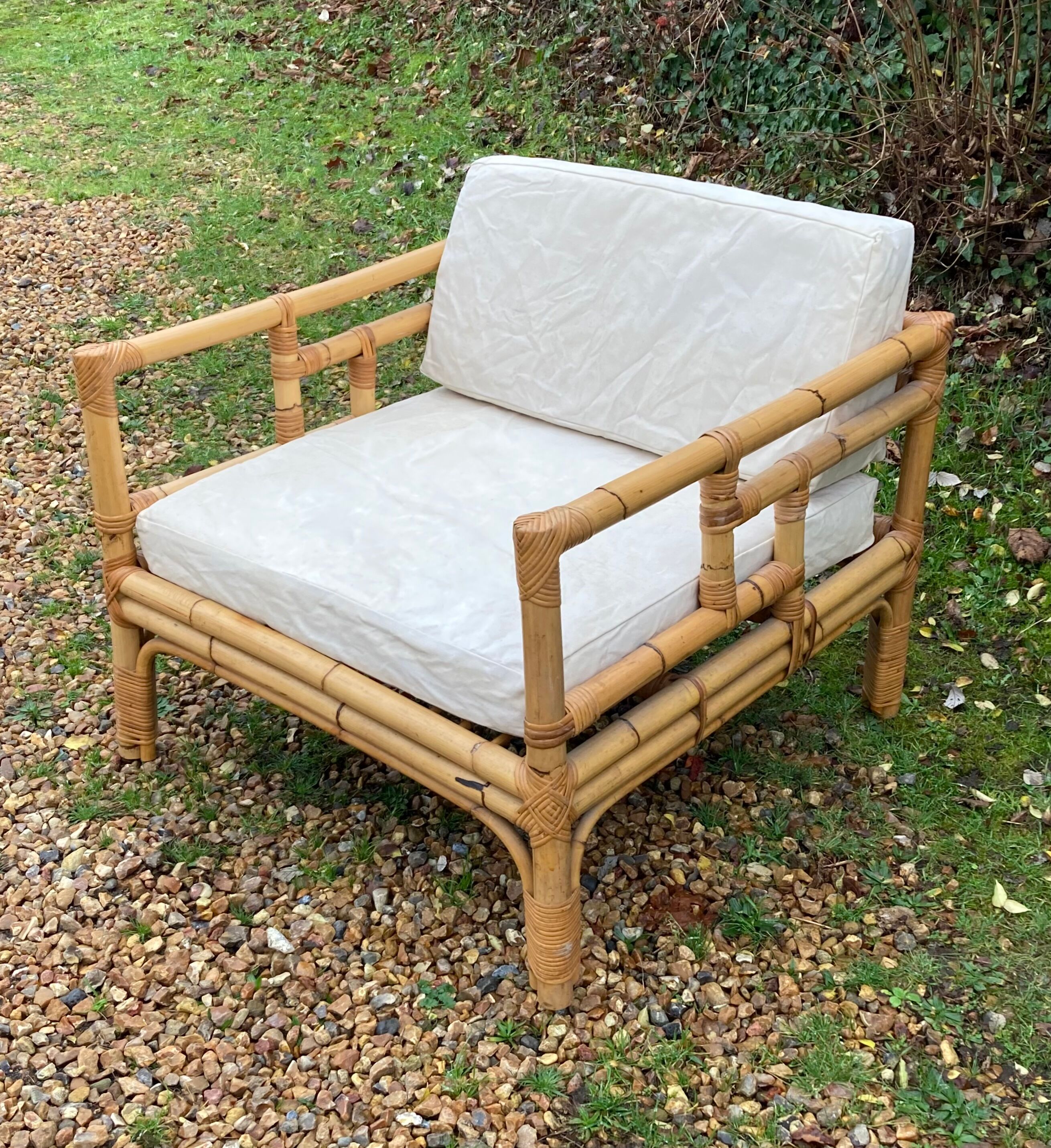 Bamboo armchair