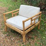 Bamboo armchair