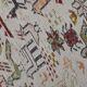 Vintage Turkish kilim handwoven 107x186 cm
