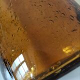 Large bubble glass vase