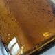 Large bubble glass vase