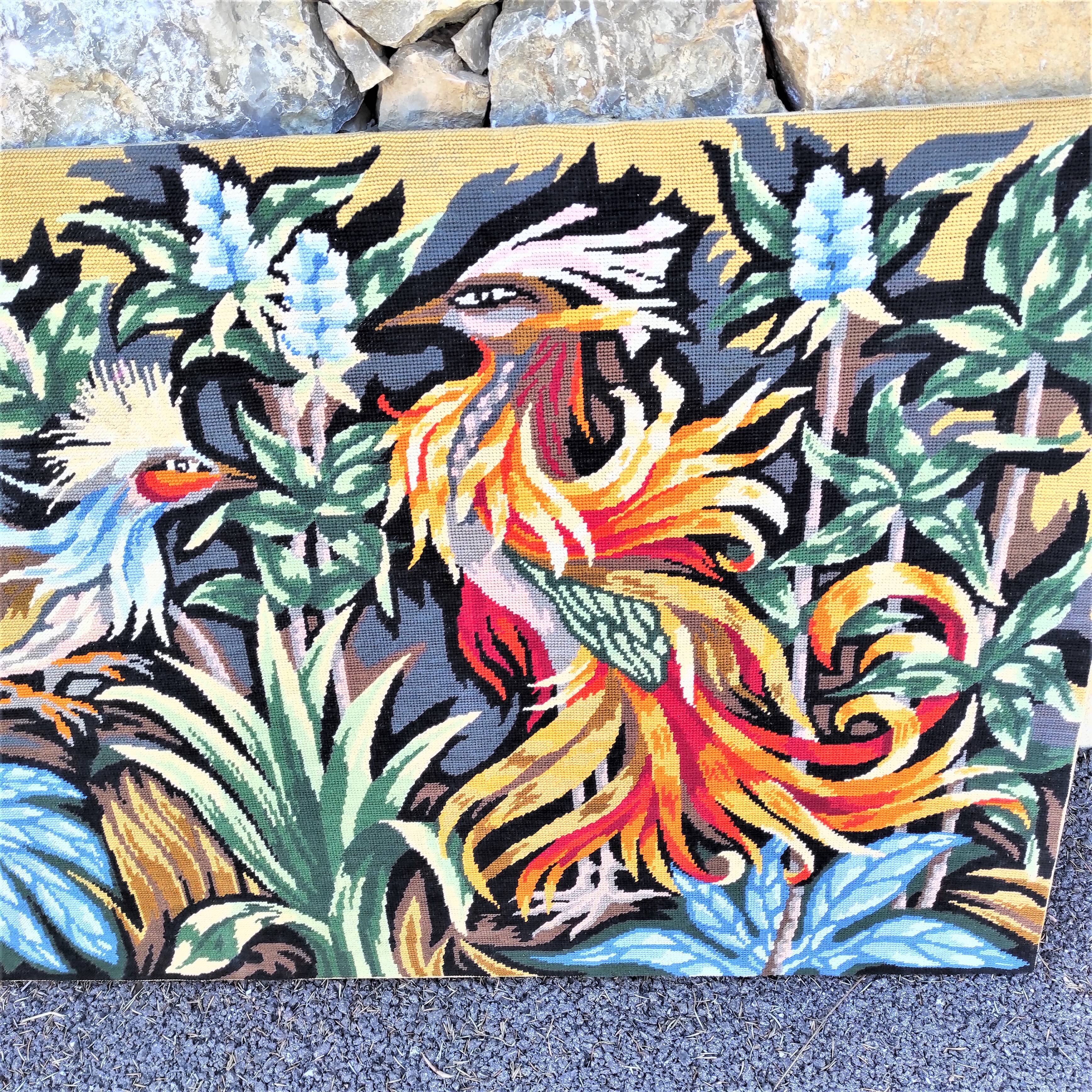 Tapestry creation margot the parade of love of 114 x 71 cm