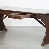 Antique English Pinewood Monastery Table from the 19th Century