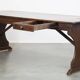 19th-century English pine monastery table.