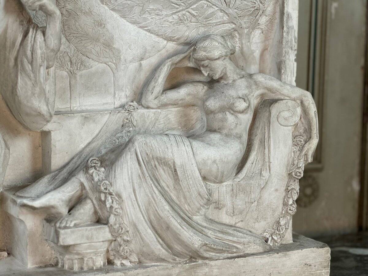 Plaster sculpture, circa 1900