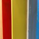 Tomado modular wall system - shelves - rack - unit in blue, yellow and red
