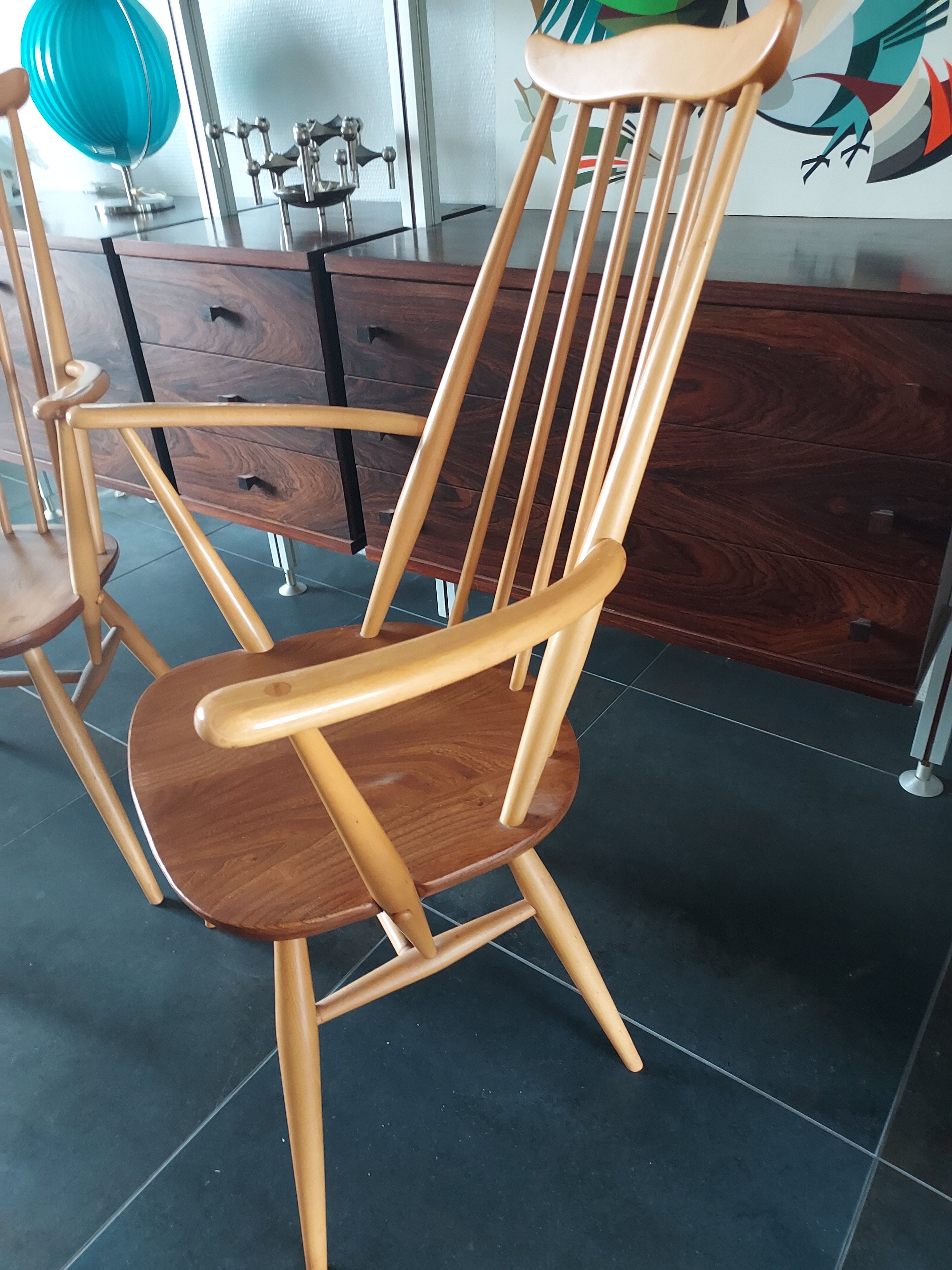 Ercol Goldsmith chairs and armchairs
